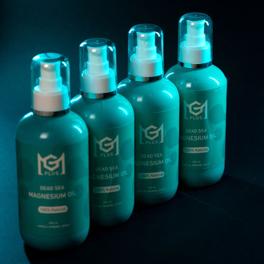 MG PLUS Dead Sea magnesium oil 4 pack bundle with free shipping