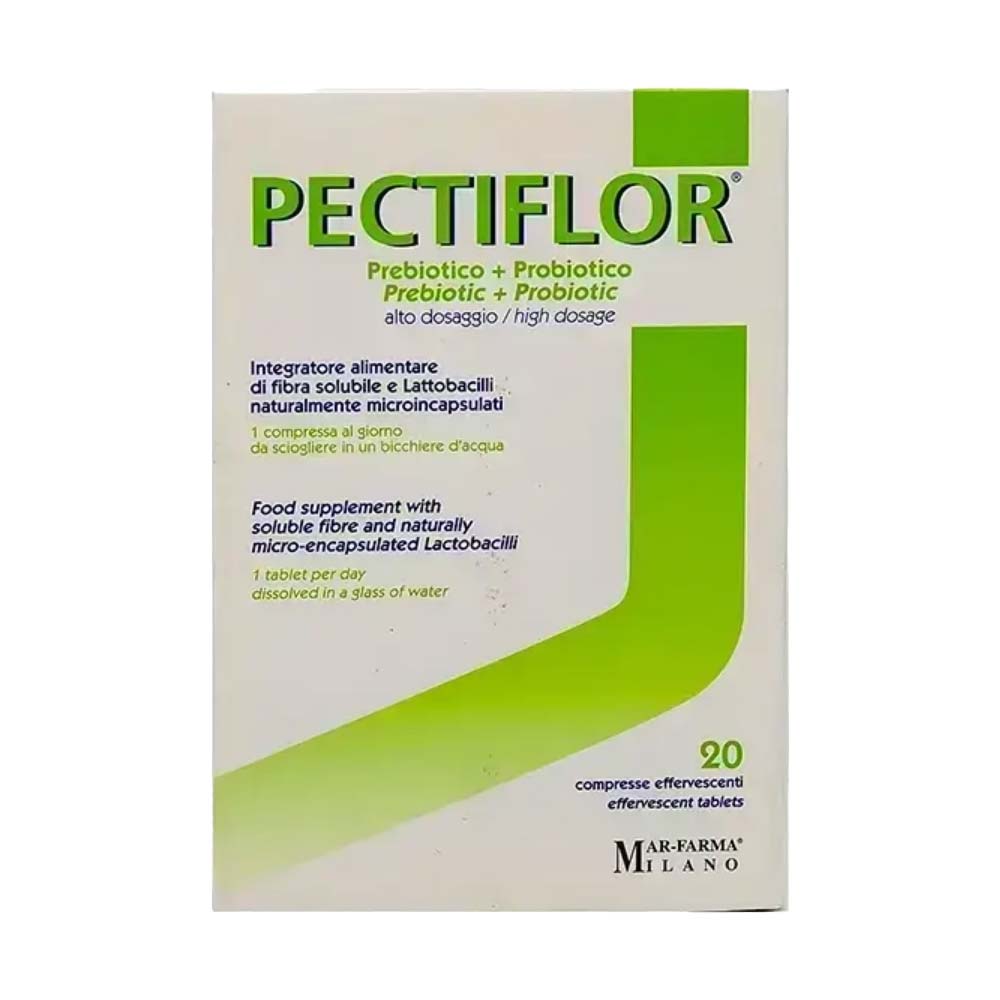 Pectiflor probiotic + pprebiotic 20 tablets.