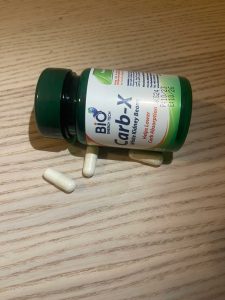 Carb-X White Kidney beans extract capsules on the Table