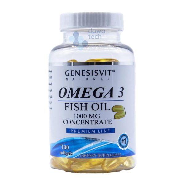 Genesisvita Natural omega 3 fish oil 1000 mg concentrate