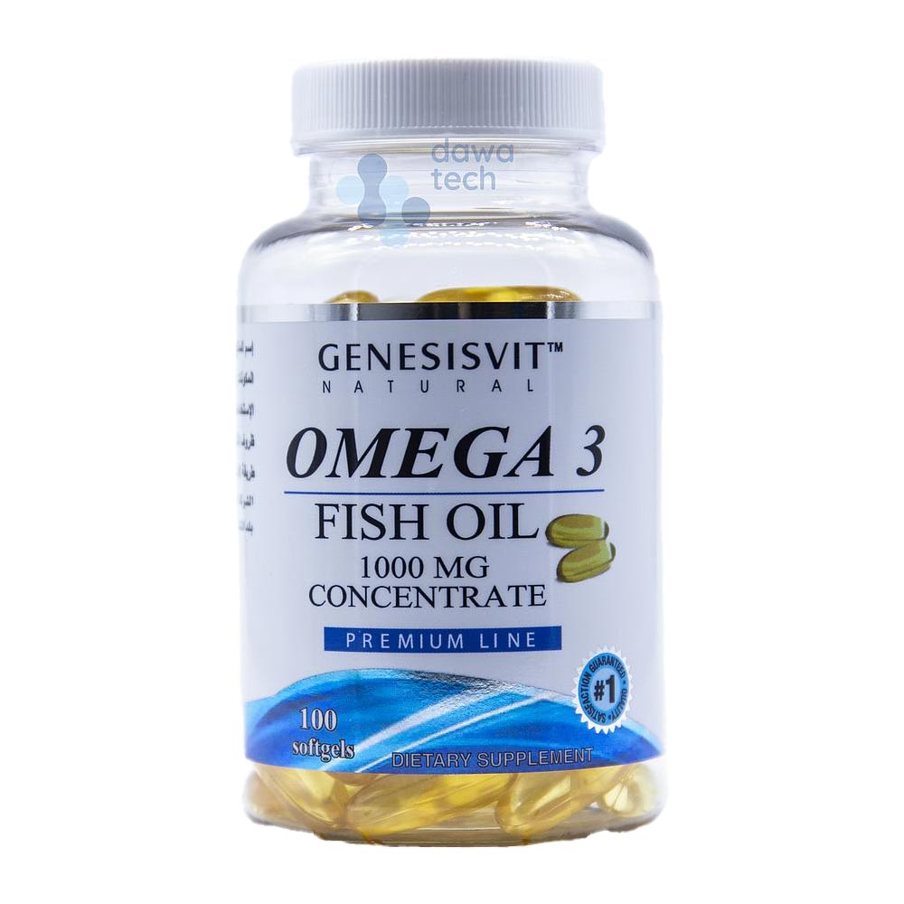 Genesisvita Natural omega 3 fish oil 1000 mg concentrate