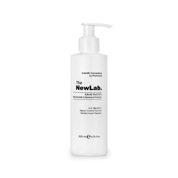 The New Lab Salicylic Acid 0.5% + Niacinamide + Botanical Extracts Cleansing Gel 200 ml