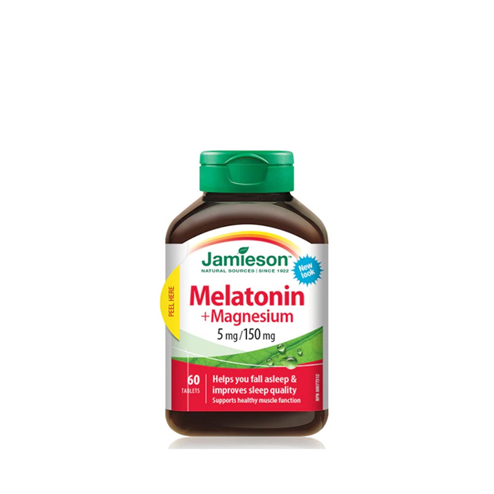 jamieson Melatonin + Magnesium 5 mg / 150 mg