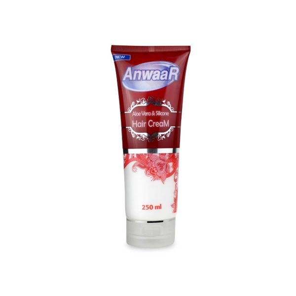 Anwaar Hair cream with aloe vera and silicone 250 ml tube