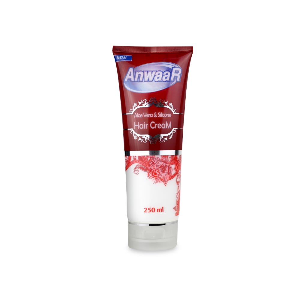 Anwaar Hair cream with aloe vera and silicone 250 ml tube