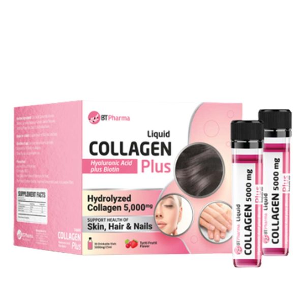 Bt pharma liquid collagen plus 30 vials with biotin