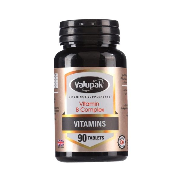 Valupak Vitamin B Complex 90 tablets supplement